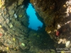 View up the chimney