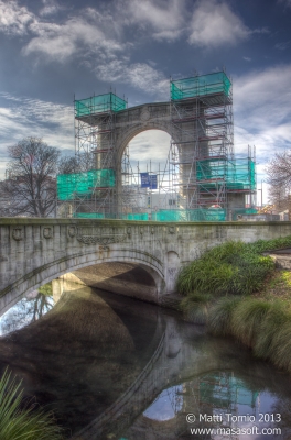 Bridge under repairs (HDR)