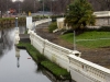 Avon River, much off the riverbank was closed off