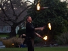 Fire-juggling