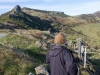 Eija on the hills above Akaroa