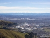 Christchurch with mountains in the distance