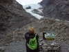 Taking a photo of the glacier