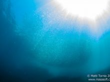 Big ball of bait fish